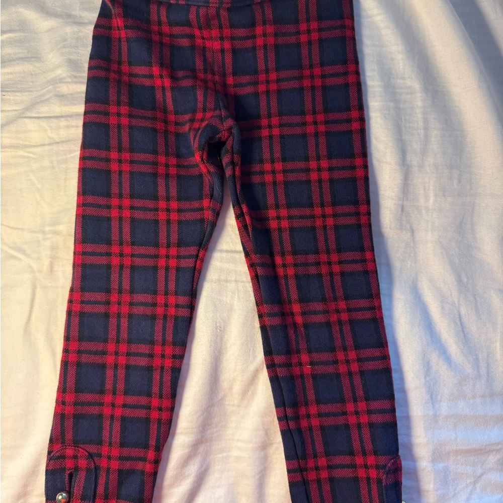 Janie and Jack toddler girls Plaid Leggings